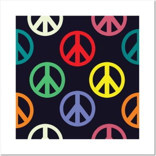Colorful Peace Prosperity Calm Pattern Posters and Art